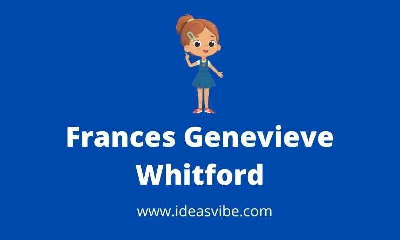 Frances Genevieve Whitford