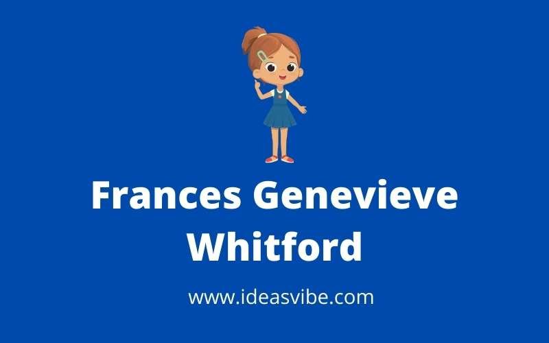Frances Genevieve Whitford