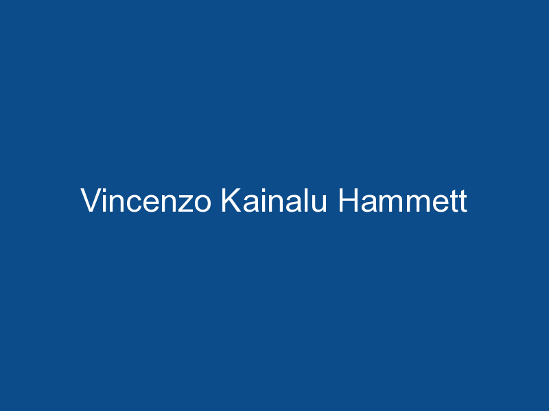 vincenzo kainalu hammett 1368